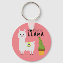 Cute No drama llama succulents cactus fiesta rosa