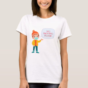 Cute No Smog (röktoböntgen), motverka smog T Shirt