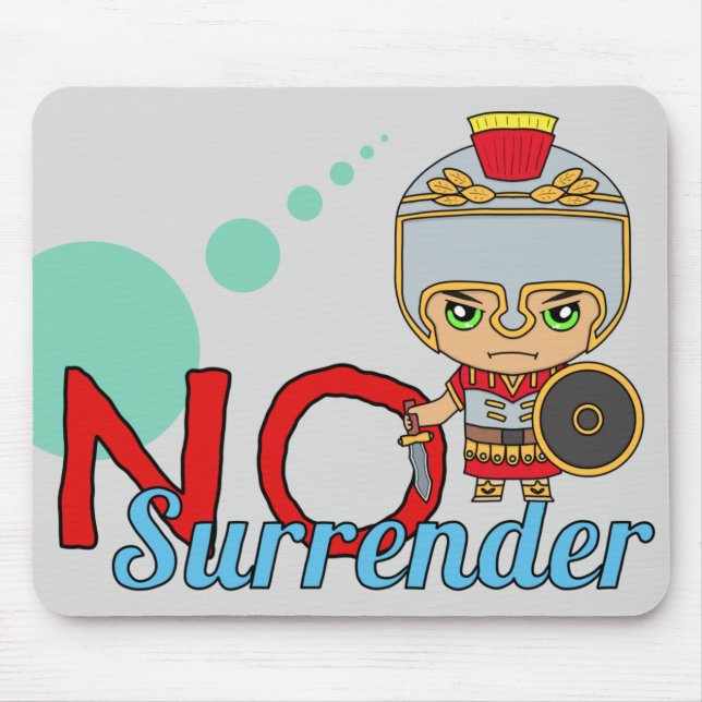 Cute "No Surrender" Ares God Krig Musmatta (Framsidan)