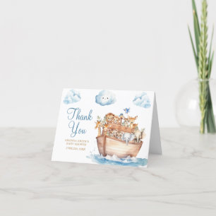 Cute Noahs Neutral Boho Baby Shower i Ark Tack Kort
