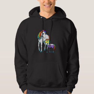 Cute Nonbinary and Genderquee Unicorn Mamma Hoodie