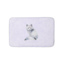 Cute Nordic Fox med Blommigt-märkning