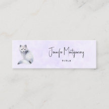 Cute Nordic Fox med Blommigt-märkning