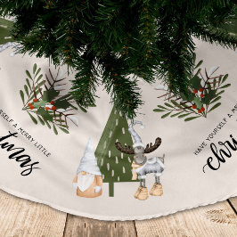 Cute Nordic gnome-jul Julgransmatta Borstad Polyester