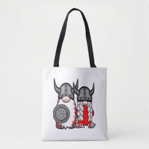 Cute Nordic Gnomes Viking Tomte Couple Skandinavie Tygkasse
