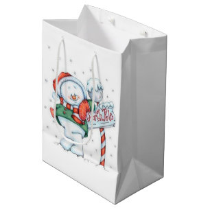 Cute North Pole Snögubbe