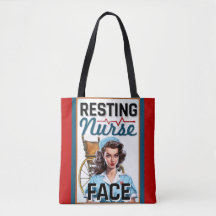 Cute Nostalgic Nurse Pinup Resting Nurse Ansikte