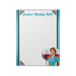 Cute Nostalgic-Pinupet Nurse _ Will Trade for Advi Anteckningsblock