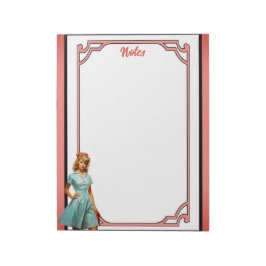 Cute Nostalgica Nurse Pinup_ Sjuksköterskor gör de Anteckningsblock