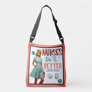 Cute Nostalgica Nurse Pinup_ Sjuksköterskor gör de Axelväska
