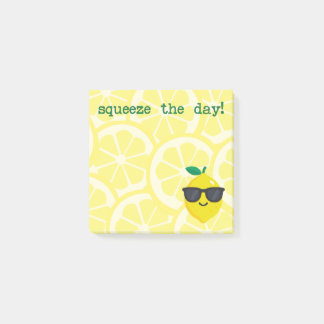 Cute Notepad | Squeeze the Day | Office Notes Post-it Block