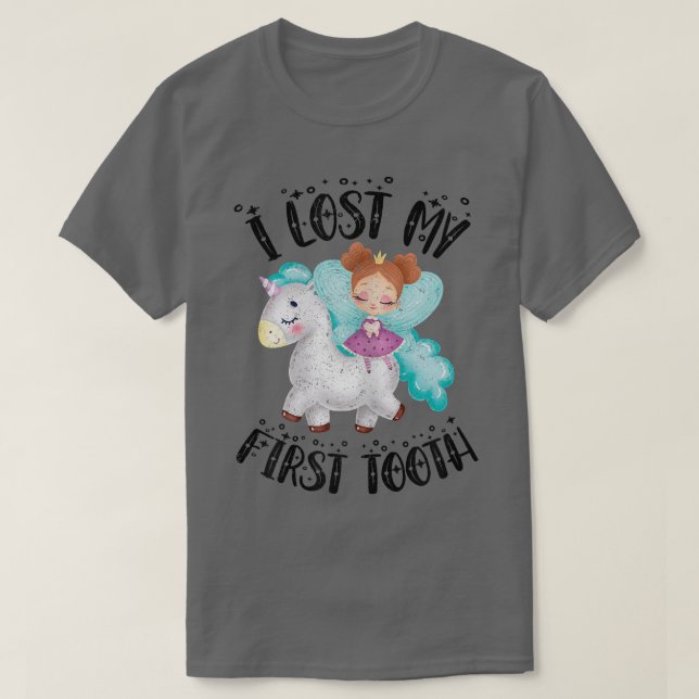 Cute Novelty I Lost My First Baby Tooth Out Fairy  T Shirt (Design framsida)