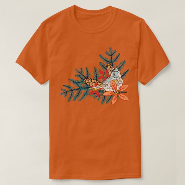Cute NtestBird i Gräs T Shirt (Design framsida)