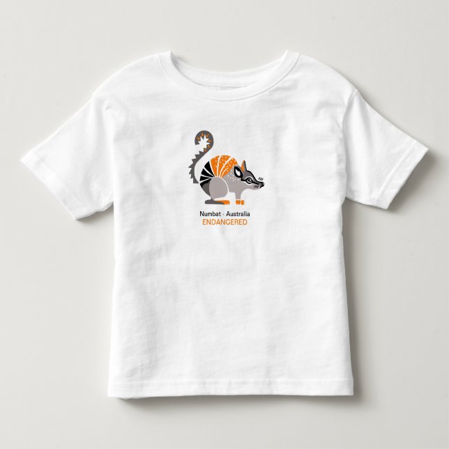 Cute NUMBAT - Djurgrafik - Typ T Shirt (Framsida)