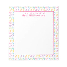 Cute Numbers Mönster - från lärarcentralen Anteckningsblock