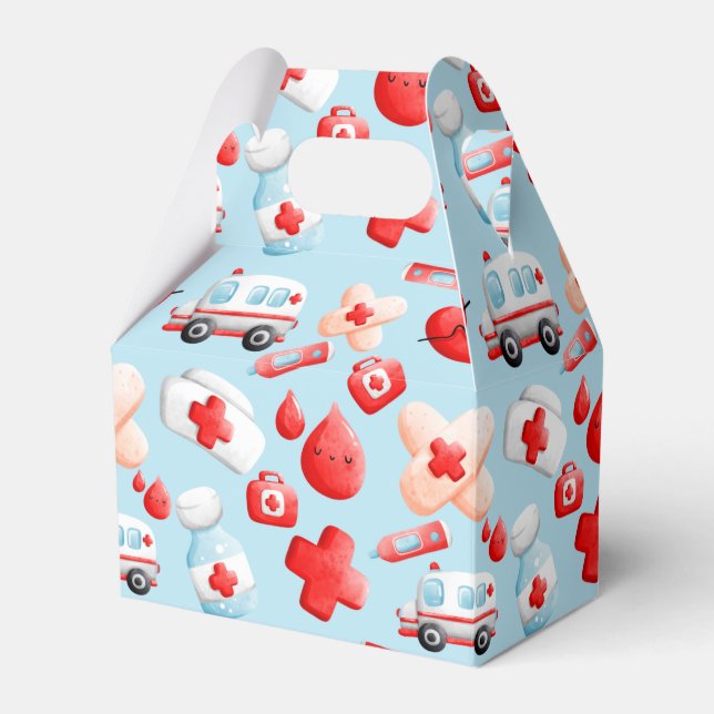 Cute Nurse, Doktor, Medie, Hälso- och sjukvård Presentaskar (Framsidan Sidan)