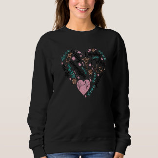 Cute Nurse Heart Mönster för kvinnor med sjuksköte T Shirt