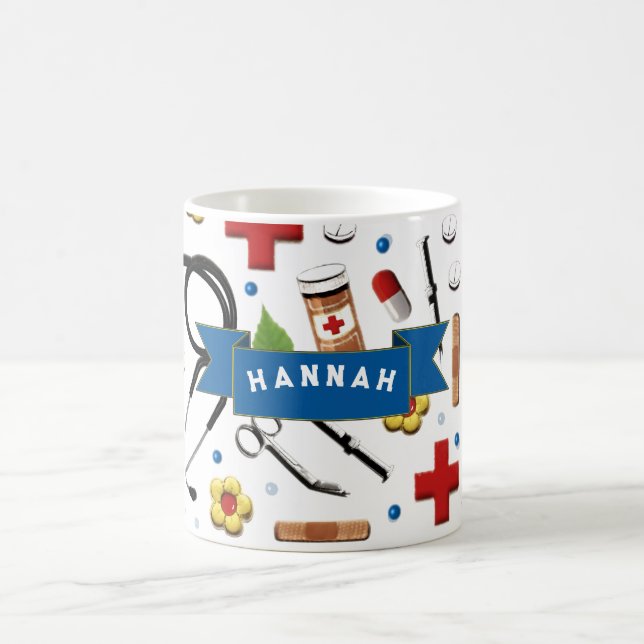 Cute Nurse Kaffemugg (Center)