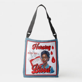 Cute Nurse Pinup i mitt blod Axelväska