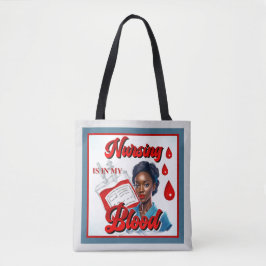 Cute Nurse Pinup i mitt blod Tygkasse