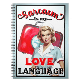 Cute Nurse Pinup_ Kärlek Anteckningsbok