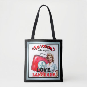 Cute Nurse Pinup_ Kärlek Tygkasse
