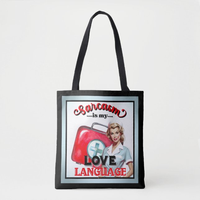 Cute Nurse Pinup_ Kärlek Tygkasse (Framsida)