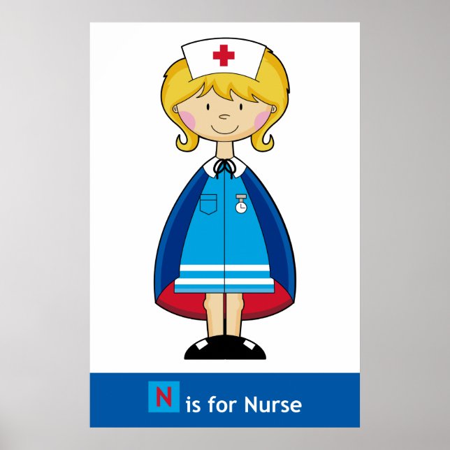 Cute Nurse Poster (Framsidan)