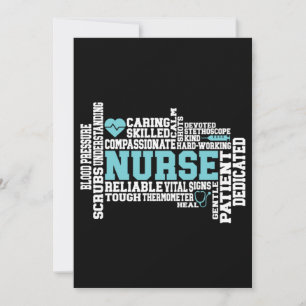 Cute Nurse RN LVN Sjuksköterskeskola Inbjudningar