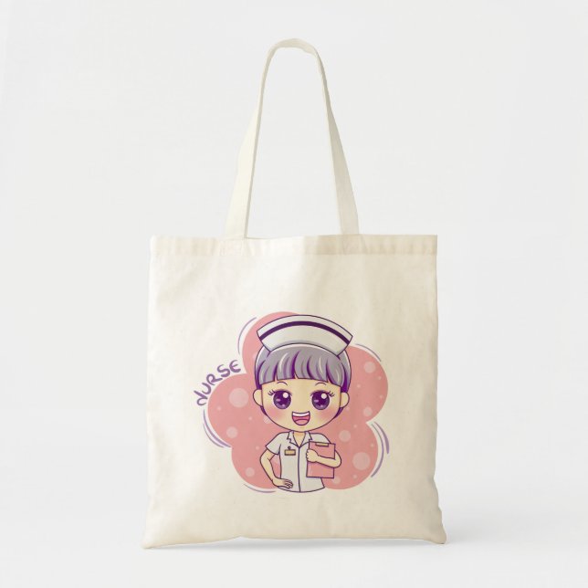 Cute Nurse Working Tygkasse (Framsidan)