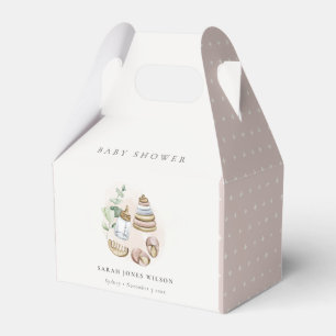 Cute Nursery Essential Leafy Rosa Girl Baby Shower Presentaskar