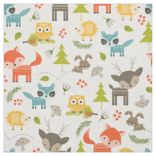 Cute Nursery Woodland Animals Tyg