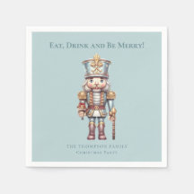 Cute Nutcracker Ät Drink BE God jul