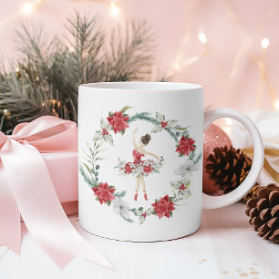 Cute Nutcracker Ballerina Jul Kaffemugg