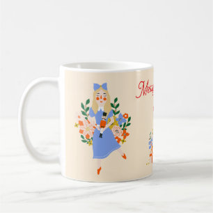 Cute Nutcracker Ballet Clara Råtta Kung jul Kaffemugg