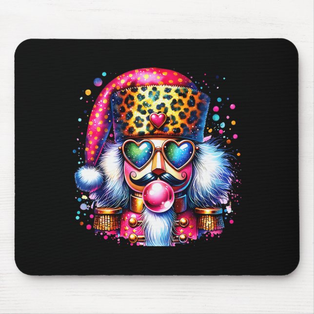 Cute Nutcracker Blowing Bubble Gum Nk Christmas Pa Musmatta (Framsidan)