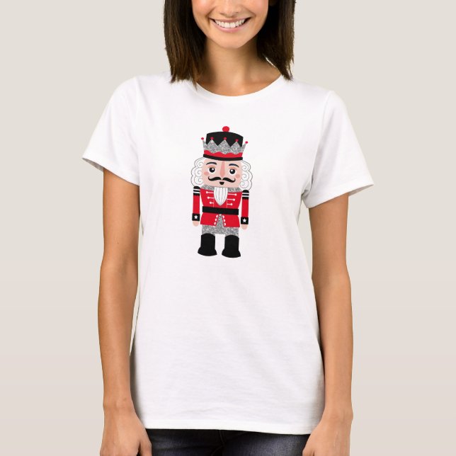 Cute Nutcracker-julafton Womens T-shirt (Framsida)
