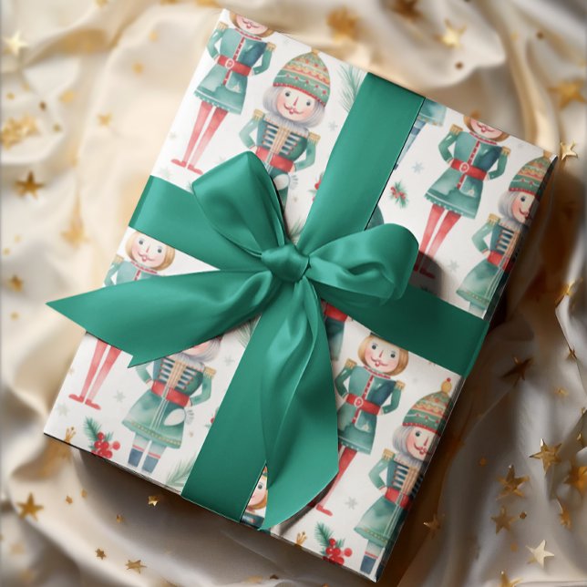 Cute Nutcracker och julgryn Presentpapper (Skapare uppladdad)