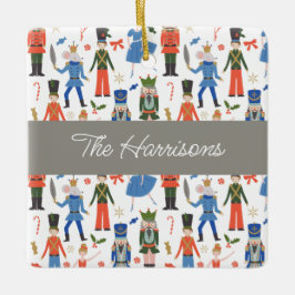 Cute Nutcracker, Personlig jul Julgransprydnad Keramik