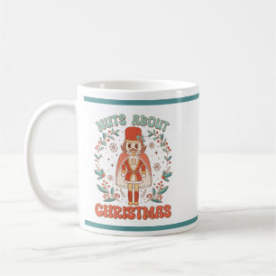 Cute Nutcracker Snowflake Löv God jul Kaffemugg