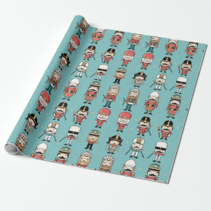 Cute Nutcracker, Tecknad jul Presentpapper
