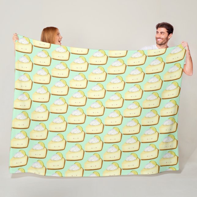Cute Nyckel Lime Paj Fleecefilt (På plats)