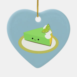 Cute Nyckel Lime Paj Julgransprydnad Keramik