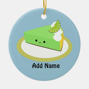 Cute Nyckel Lime Paj Julgransprydnad Keramik