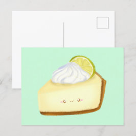 Cute Nyckel Lime Paj Vykort