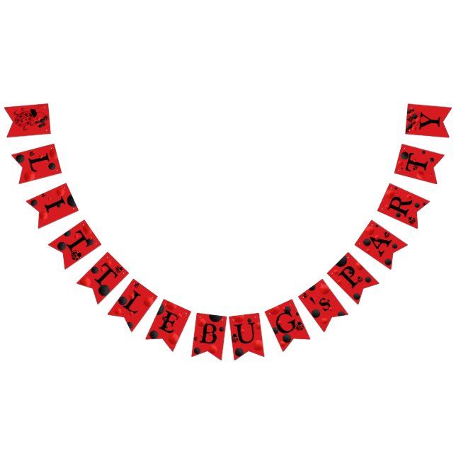 Cute Nyckelpiga-Birthday-Baby Shower-Temaparty Vimplar (Alla)