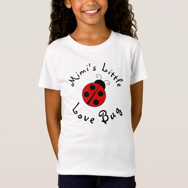 Cute Nyckelpiga Personlig Mimis lilla Kärlek Kryp T Shirt (Framsida)