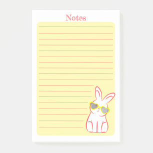 Cute Nyfiken Rabbit Post-it Block