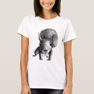 Cute Nyfiken Squirrel T Shirt