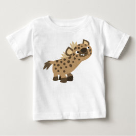 Cute Nyfiken Tecknad Hyena Baby T-Shirt